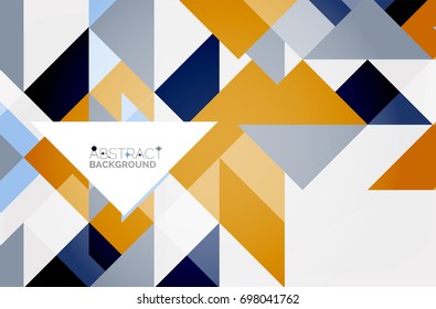 Triangle pattern design background. Vector business or technology presentation template, brochure or flyer pattern, or geometric web banner