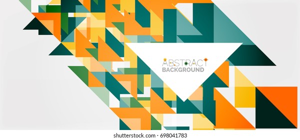 Triangle pattern design background. Vector business or technology presentation template, brochure or flyer pattern, or geometric web banner