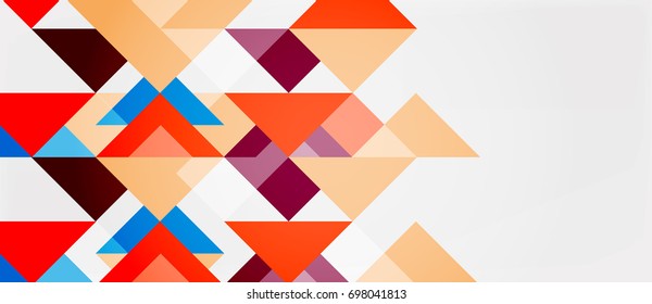 Triangle pattern design background. Vector business or technology presentation template, brochure or flyer pattern, or geometric web banner