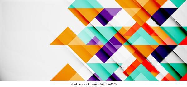 Triangle pattern design background. Vector business or technology presentation template, brochure or flyer pattern, or geometric web banner
