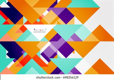 Triangle pattern design background. Vector business or technology presentation template, brochure or flyer pattern, or geometric web banner