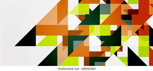Triangle pattern design background. Vector business or technology presentation template, brochure or flyer pattern, or geometric web banner