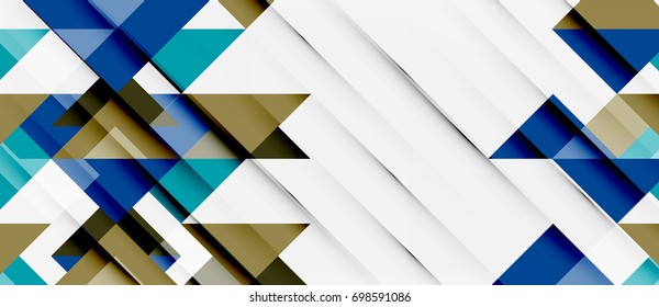 Triangle pattern design background. Vector business or technology presentation template, brochure or flyer pattern, or geometric web banner