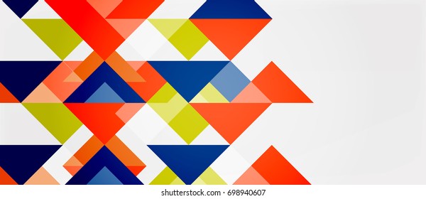 Triangle pattern design background. Vector business or technology presentation template, brochure or flyer pattern, or geometric web banner