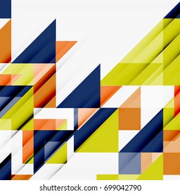 Triangle pattern design background. Vector business or technology presentation template, brochure or flyer pattern, or geometric web banner