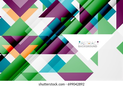 Triangle pattern design background. Vector business or technology presentation template, brochure or flyer pattern, or geometric web banner