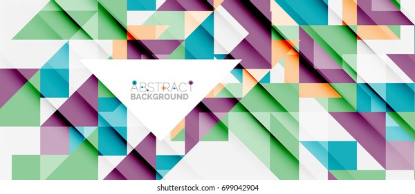 Triangle pattern design background. Vector business or technology presentation template, brochure or flyer pattern, or geometric web banner