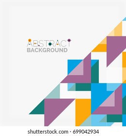 Triangle pattern design background. Vector business or technology presentation template, brochure or flyer pattern, or geometric web banner