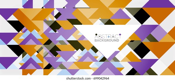 Triangle pattern design background. Vector business or technology presentation template, brochure or flyer pattern, or geometric web banner