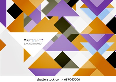 Triangle pattern design background. Vector business or technology presentation template, brochure or flyer pattern, or geometric web banner