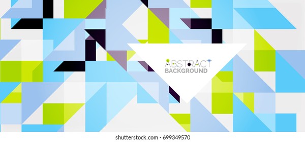 Triangle pattern design background. Vector business or technology presentation template, brochure or flyer pattern, or geometric web banner