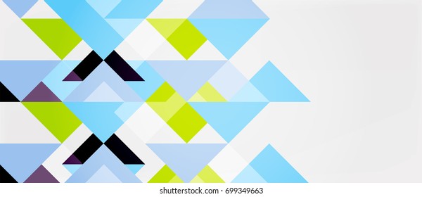 Triangle pattern design background. Vector business or technology presentation template, brochure or flyer pattern, or geometric web banner
