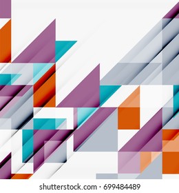 Triangle pattern design background. Vector business or technology presentation template, brochure or flyer pattern, or geometric web banner