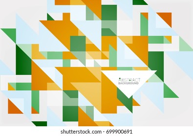 Triangle pattern design background. Vector business or technology presentation template, brochure or flyer pattern, or geometric web banner