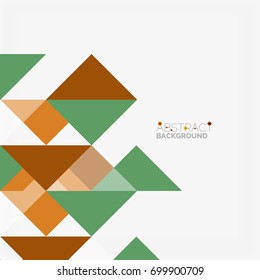 Triangle pattern design background. Vector business or technology presentation template, brochure or flyer pattern, or geometric web banner