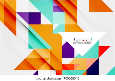 Triangle pattern design background. Vector business or technology presentation template, brochure or flyer pattern, or geometric web banner