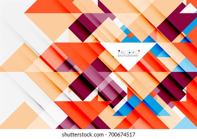 Triangle pattern design background. Vector business or technology presentation template, brochure or flyer pattern, or geometric web banner