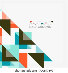 Triangle pattern design background. Vector business or technology presentation template, brochure or flyer pattern, or geometric web banner