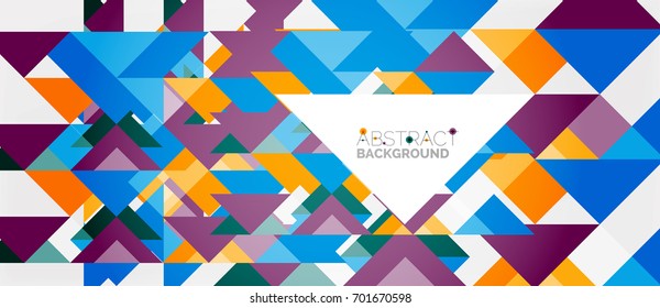 Triangle pattern design background. Vector business or technology presentation template, brochure or flyer pattern, or geometric web banner