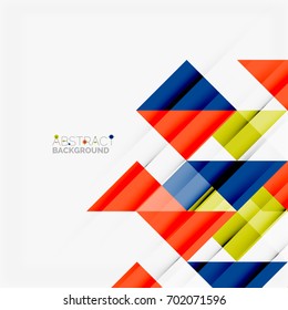 Triangle pattern design background. Vector business or technology presentation template, brochure or flyer pattern, or geometric web banner