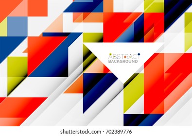 Triangle pattern design background. Vector business or technology presentation template, brochure or flyer pattern, or geometric web banner