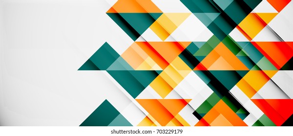 Triangle pattern design background. Vector business or technology presentation template, brochure or flyer pattern, or geometric web banner
