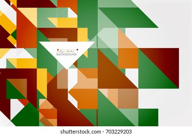 Triangle pattern design background. Vector business or technology presentation template, brochure or flyer pattern, or geometric web banner