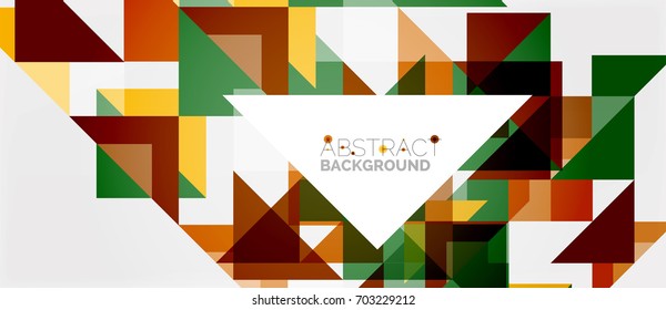 Triangle pattern design background. Vector business or technology presentation template, brochure or flyer pattern, or geometric web banner