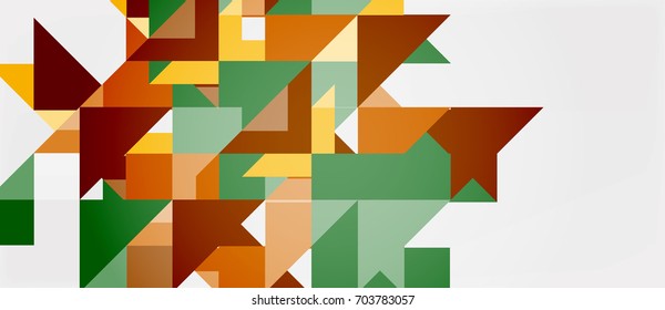 Triangle pattern design background. Vector business or technology presentation template, brochure or flyer pattern, or geometric web banner