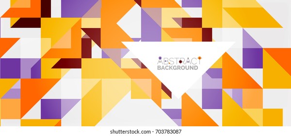 Triangle pattern design background. Vector business or technology presentation template, brochure or flyer pattern, or geometric web banner