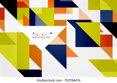 Triangle pattern design background. Vector business or technology presentation template, brochure or flyer pattern, or geometric web banner