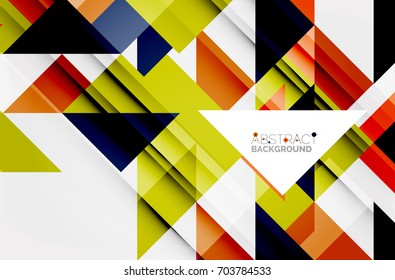 Triangle pattern design background. Vector business or technology presentation template, brochure or flyer pattern, or geometric web banner