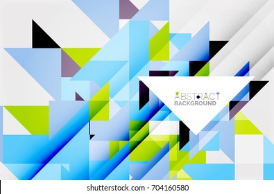 Triangle pattern design background. Vector business or technology presentation template, brochure or flyer pattern, or geometric web banner