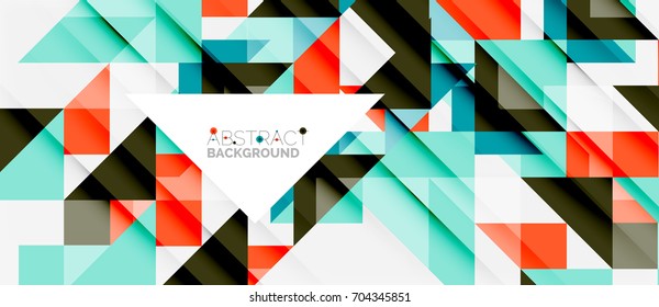 Triangle pattern design background. Vector business or technology presentation template, brochure or flyer pattern, or geometric web banner