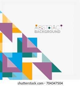 Triangle pattern design background. Vector business or technology presentation template, brochure or flyer pattern, or geometric web banner