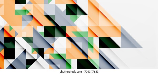 Triangle pattern design background. Vector business or technology presentation template, brochure or flyer pattern, or geometric web banner