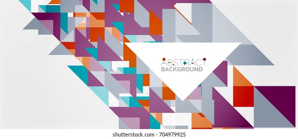 Triangle pattern design background. Vector business or technology presentation template, brochure or flyer pattern, or geometric web banner