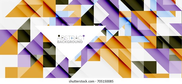 Triangle pattern design background. Vector business or technology presentation template, brochure or flyer pattern, or geometric web banner