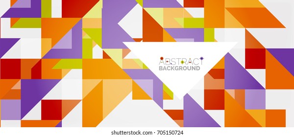 Triangle pattern design background. Vector business or technology presentation template, brochure or flyer pattern, or geometric web banner