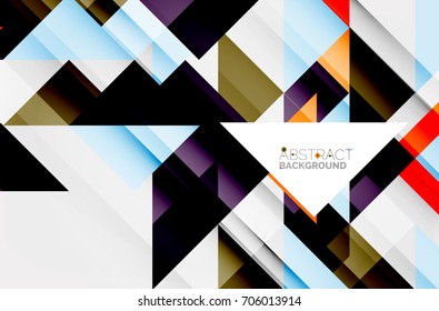 Triangle pattern design background. Vector business or technology presentation template, brochure or flyer pattern, or geometric web banner