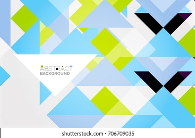 Triangle pattern design background. Vector business or technology presentation template, brochure or flyer pattern, or geometric web banner