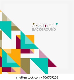 Triangle pattern design background. Vector business or technology presentation template, brochure or flyer pattern, or geometric web banner