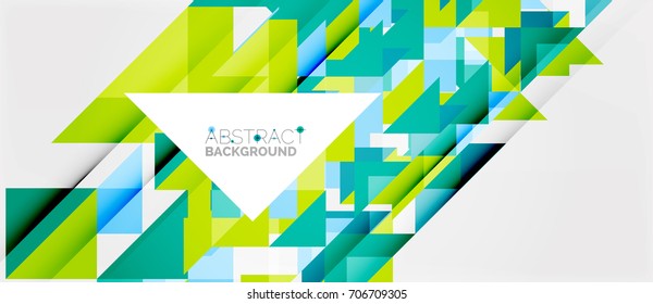 Triangle pattern design background. Vector business or technology presentation template, brochure or flyer pattern, or geometric web banner