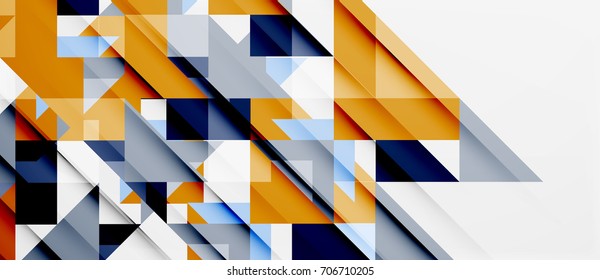 Triangle pattern design background. Vector business or technology presentation template, brochure or flyer pattern, or geometric web banner