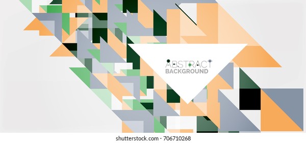 Triangle pattern design background. Vector business or technology presentation template, brochure or flyer pattern, or geometric web banner