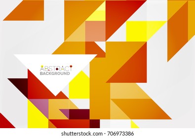 Triangle pattern design background. Vector business or technology presentation template, brochure or flyer pattern, or geometric web banner