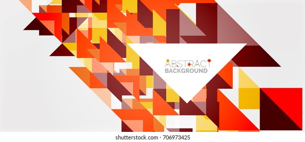 Triangle pattern design background. Vector business or technology presentation template, brochure or flyer pattern, or geometric web banner