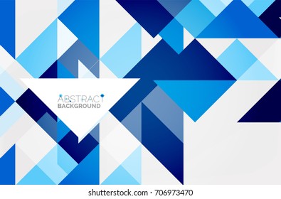 Triangle pattern design background. Vector business or technology presentation template, brochure or flyer pattern, or geometric web banner