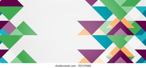 Triangle pattern design background. Vector business or technology presentation template, brochure or flyer pattern, or geometric web banner