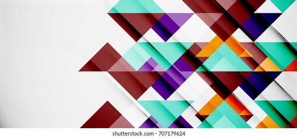 Triangle pattern design background. Vector business or technology presentation template, brochure or flyer pattern, or geometric web banner